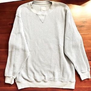Aerie The Sweat Waffle Crew Neck Sweatshirt